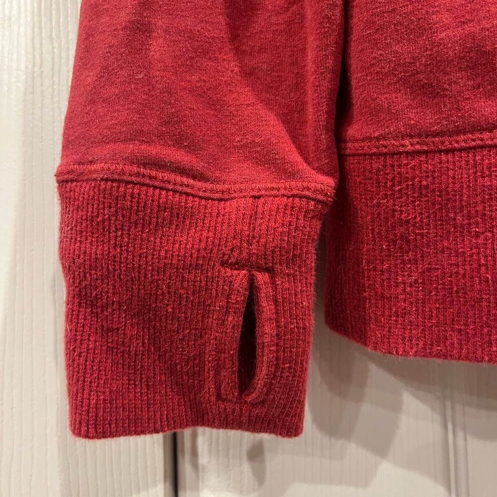L.L. Bean Red Women's Cowl Neck Sweater - Picture 3 of 5